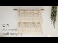 DIY | macrame wall hanging | 마크라메 월 행잉