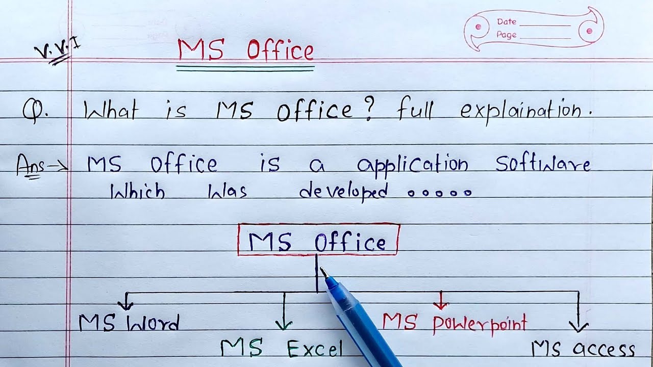 Extraer expandir el plastico What is MS Office? full Explanation | Introduction to Microsoft Office -  YouTube