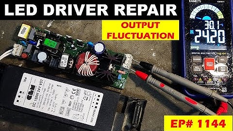 {1144} LED driver output fluctuating