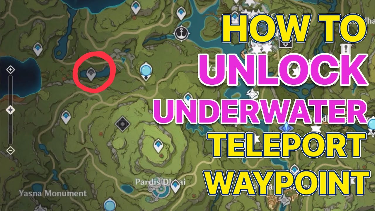 How to unlock Teleport Waypoint Underwater in Vissudha Field, Sumeru