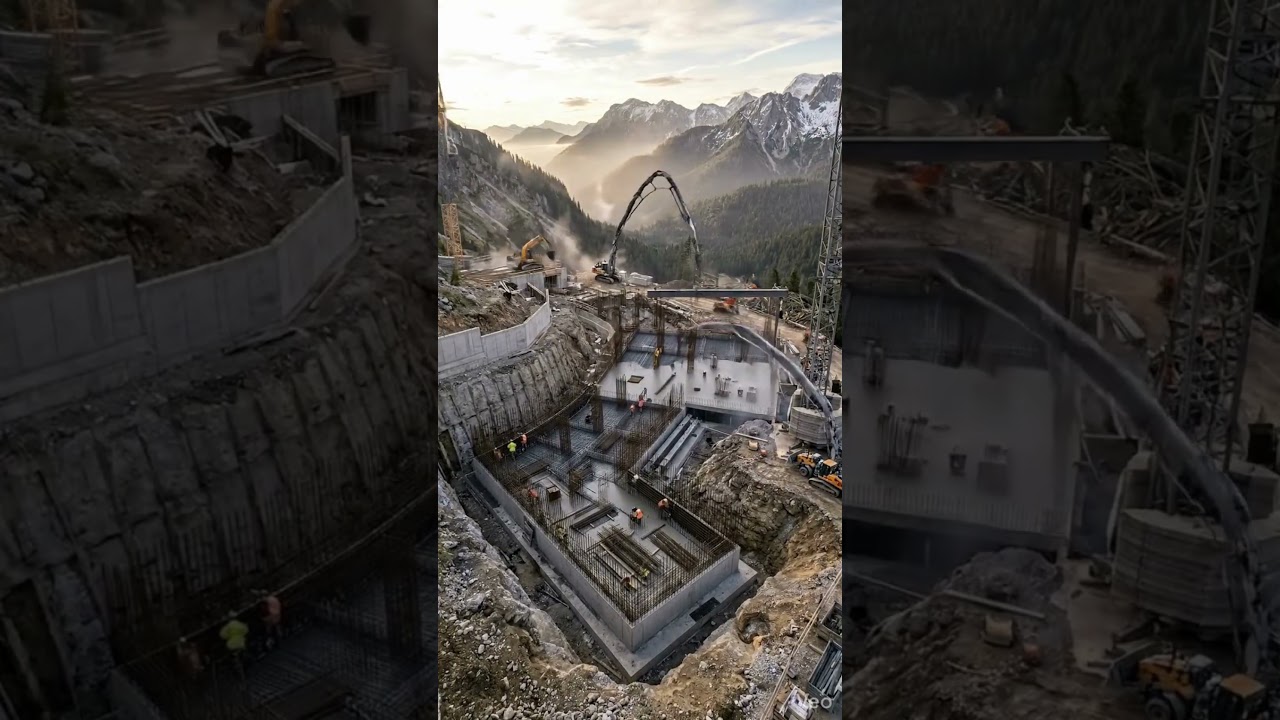 Turning a Remote Dirt Pit Into a $50M Luxury Resort! 🤯🏔️ #shorts #funny #fyp #foryou #comedy #cute