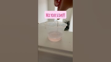 HOW TO MAKE A SLIME WITH ONLY 2 INGREDIENTS! (no glue or activator!) #slime #slimetutorial #sodapop