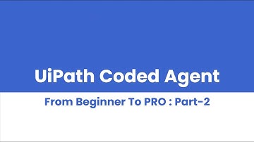 2.  Build Your First Coded Agent With UiPath & LangChain