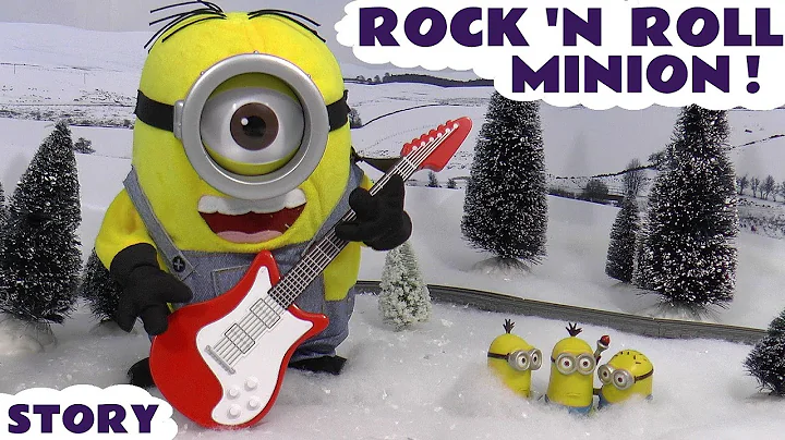 Funny Minions Rock N Roll Stuart with Thomas The T...
