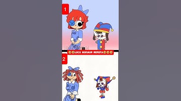 The amazing digital Circus😍POMNI VS RAGATHA😈💙#animation #foryou #ytshorts #zepeto #tadc #fypシ  #fyp