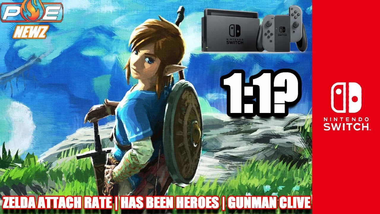 Nintendo Switch Zelda Near 11 Attach Rate, Gunman Clive Devs' New