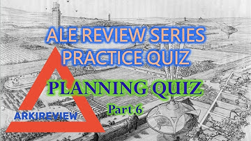 Architecture Review Quiz - Planning Part 6
