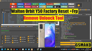 Walton Orbit Y50 Factory Reset +Frp Remove Unloock Tool #frpunlock #frpbypass