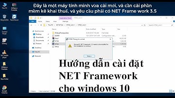 Hướng dẫn cài đặt NET Framework 3.5 cho windows 10