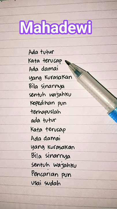 Mahadewi - Padi ( Lirik ) #liriklaguindo #liriklagu #padi #mahadewi #shorts