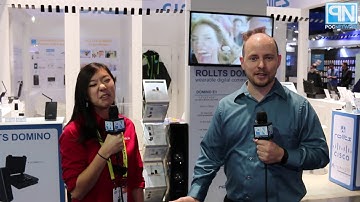 Rollts - Domino, the wearable digital communicator - CES 2017 - Poc Network