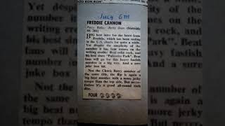 Freddie Cannon patty baby 1963 review 67rebellion the official music archive