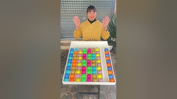 Part115 Puzzle sort ball game solve challenge #challenge #puzzle #colorballs #games #funny