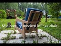 DIY Mid-century modern lounge chair | DIY лаунж кресло в стиле модерн