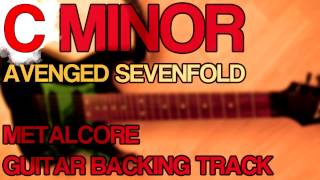 Avenged Sevenfold A7X / Metalcore Guitar Backing Track [ C Minor / Drop C ] chords