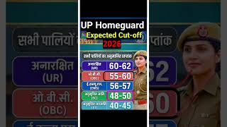 UP Home Guard Expected Cut off | UP Home Guard Cut off 2026 | यूपी  होमगार्ड #uphomeguard