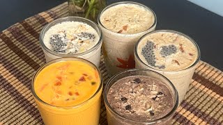 Healthy Milkshakes To Beat The Heat 😋😍| Detailed recipe in Description | #milkshake