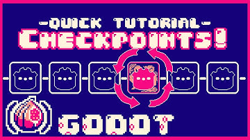 How to make Checkpoints in 5 Minutes - Easy Step-by-Step Godot Tutorial 🍇