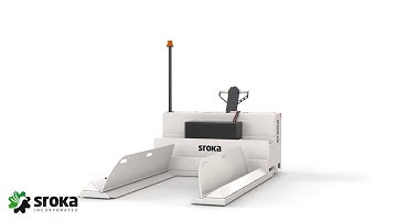 Walkie Paper Roll Handler, Electric Roll Mover, 360 View | Sroka
