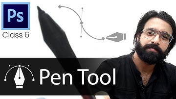 How to use Pen Tool | Adobe Photoshop for Beginners | Class 6 | Urdu/हिंदी