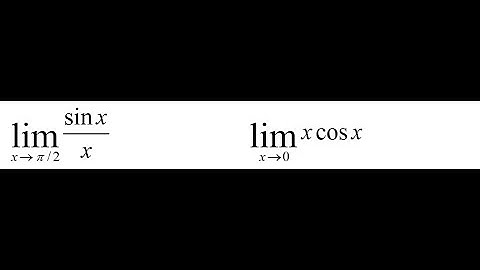 Limits Involving Trigonometric Functions 14