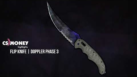 CS:GO | Flip Knife - Doppler Phase 3