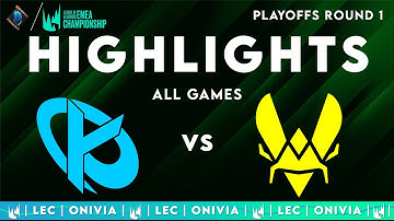 KC vs VIT Highlights ALL GAMES | LEC Summer Playoffs 2025 | Karmine Corp vs Team Vitality by Onivia