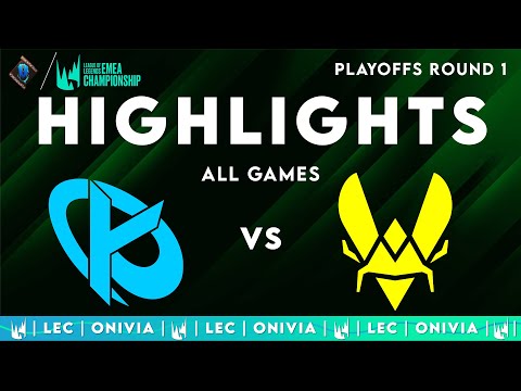 KC vs VIT Highlights ALL GAMES | LEC Summer Playoffs 2025 | Karmine Corp vs Team Vitality by Onivia