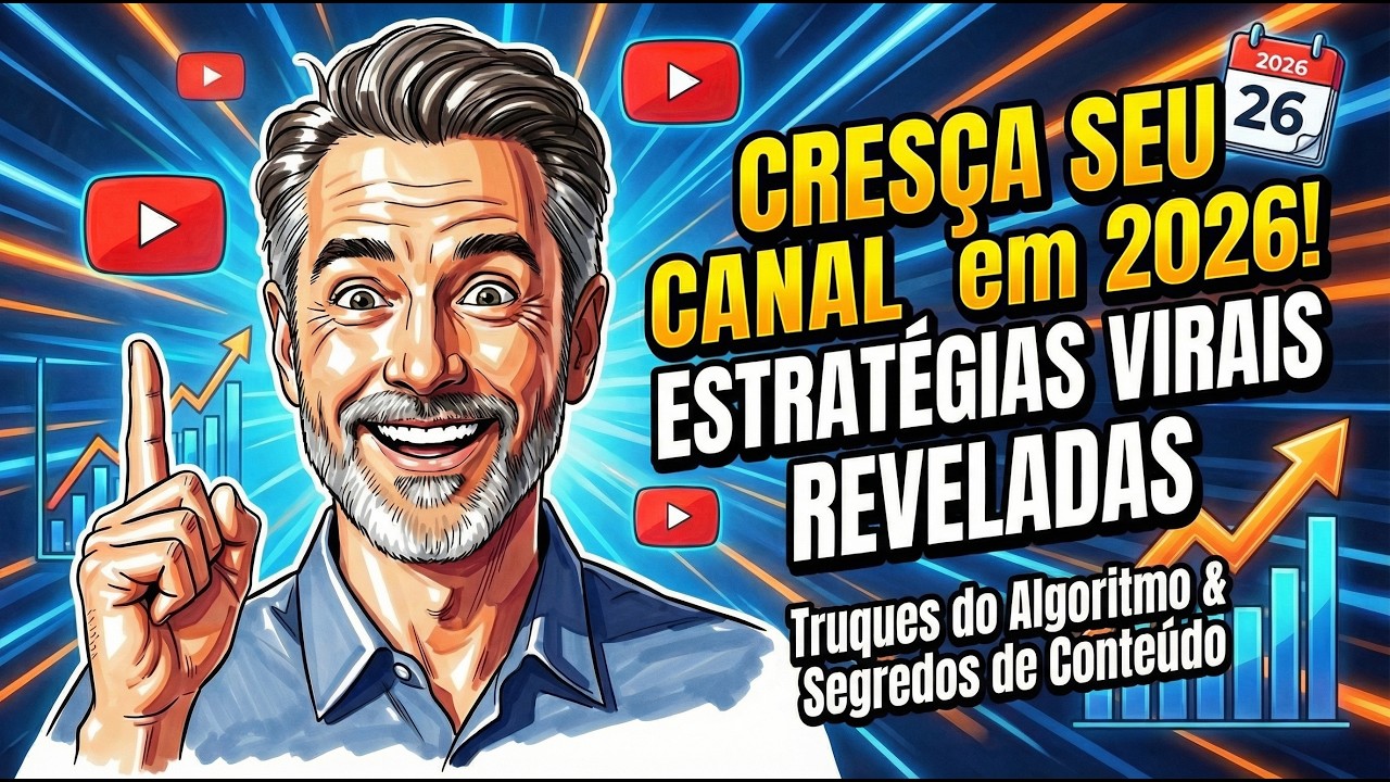 Como CRESCER um canal no youtube 2026 de forma RÁPIDA e CERTA (PASSO A ...