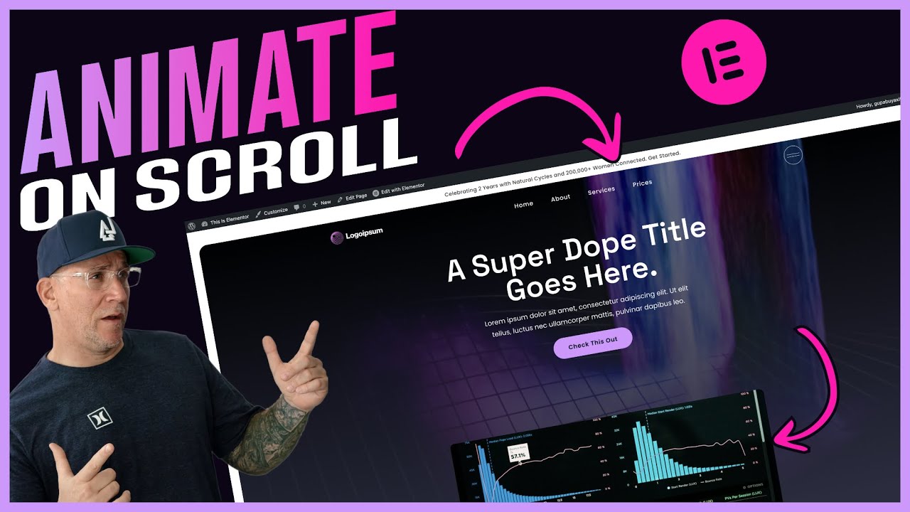 On Scroll Animated Banners With Elementor (No Code Needed!) - YouTube