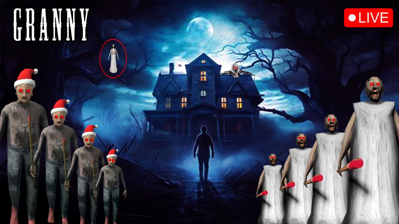 GRANNY LIVE || HORROR LIVE STREAM || GRANNY GAMEPLAY VIDEO #shorts #granny #shortslive