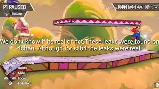 NEW SMASH BROS  5 LEAKS. FAKE OR REAL? - SMASH NEWS