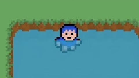 Jumping into the water (Java 2D Game Demo)