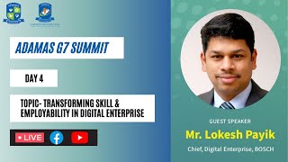 Adamas G7 Summit | Day 1 ft. Mr. Lokesh Payik | Adamas University screenshot 1