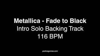 Metallica -  Fade to Black, Intro Solo Backing Track