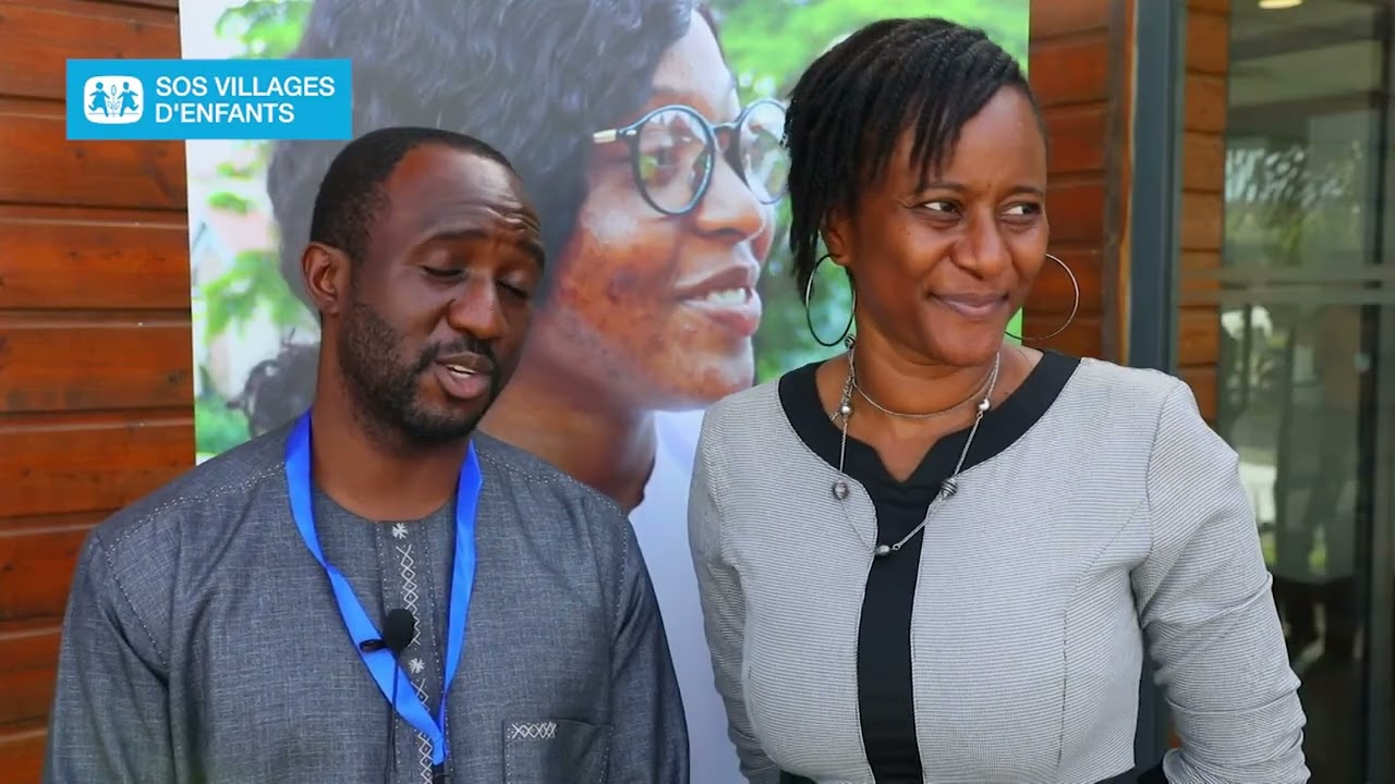 Presentation of SOS Children's Villages National Association in Sénégal fundraising call to action.