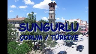 Sungurlu Çorum Türkiye 4K Havadan Görüntüler