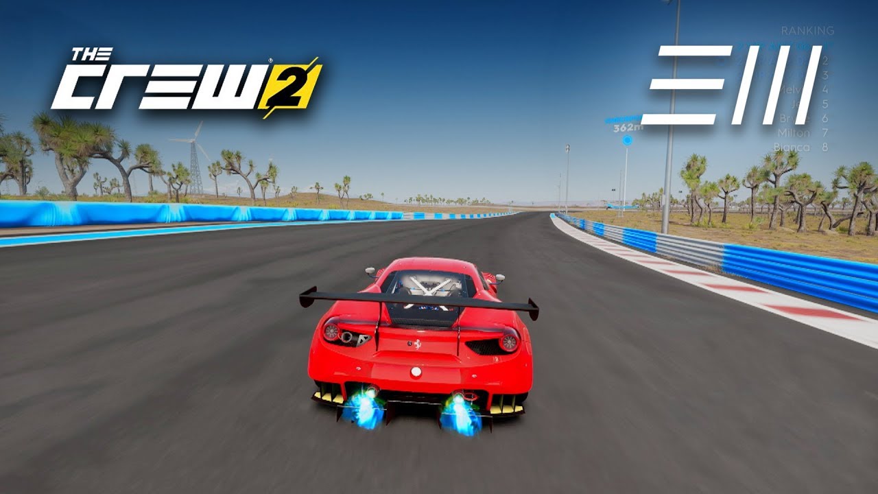 The Crew 2 Ferrari 488 Gt3 Touring Car Circuit Race Gameplay
