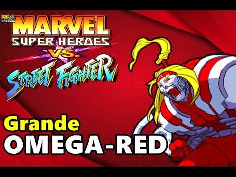 Que Omega Agressivo! Marvel Super Heroes vs Street Fighter.