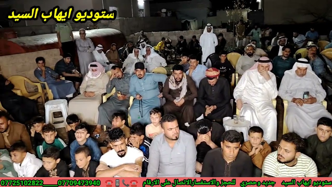 المداح صدام العبيدي ف3 المنقبه النبويه عل روح المرحوم العقيد طالب سالم عبد الهادي في قرية الجرن