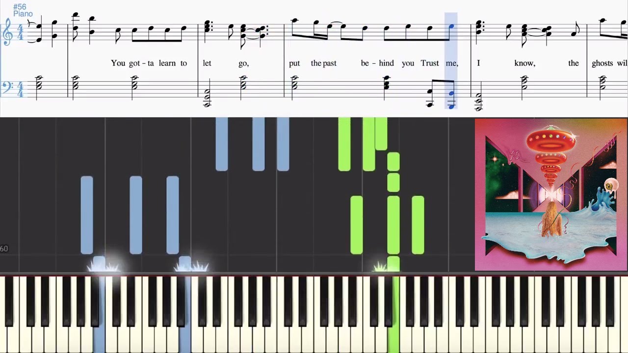 Kesha - Rainbow (Synthesia Piano Tutorial w/Lyrics)