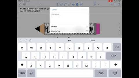 HMS iPad: Turn in Canvas Assignment from Notability