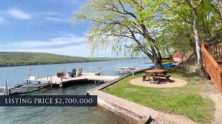 FOR SALE ON CANANDAIGUA LAKE | 1267 Lake Road, Middlesex, NY 14507