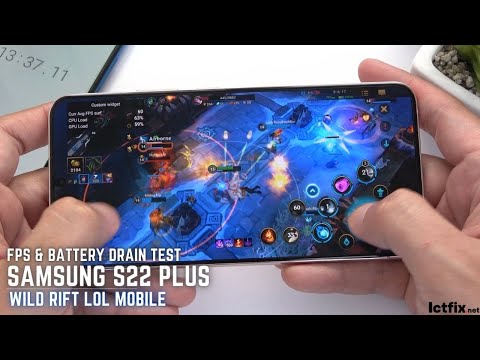 Samsung Galaxy S22 Plus test game League of Legends Mobile Wild Rift | LOL Mobile