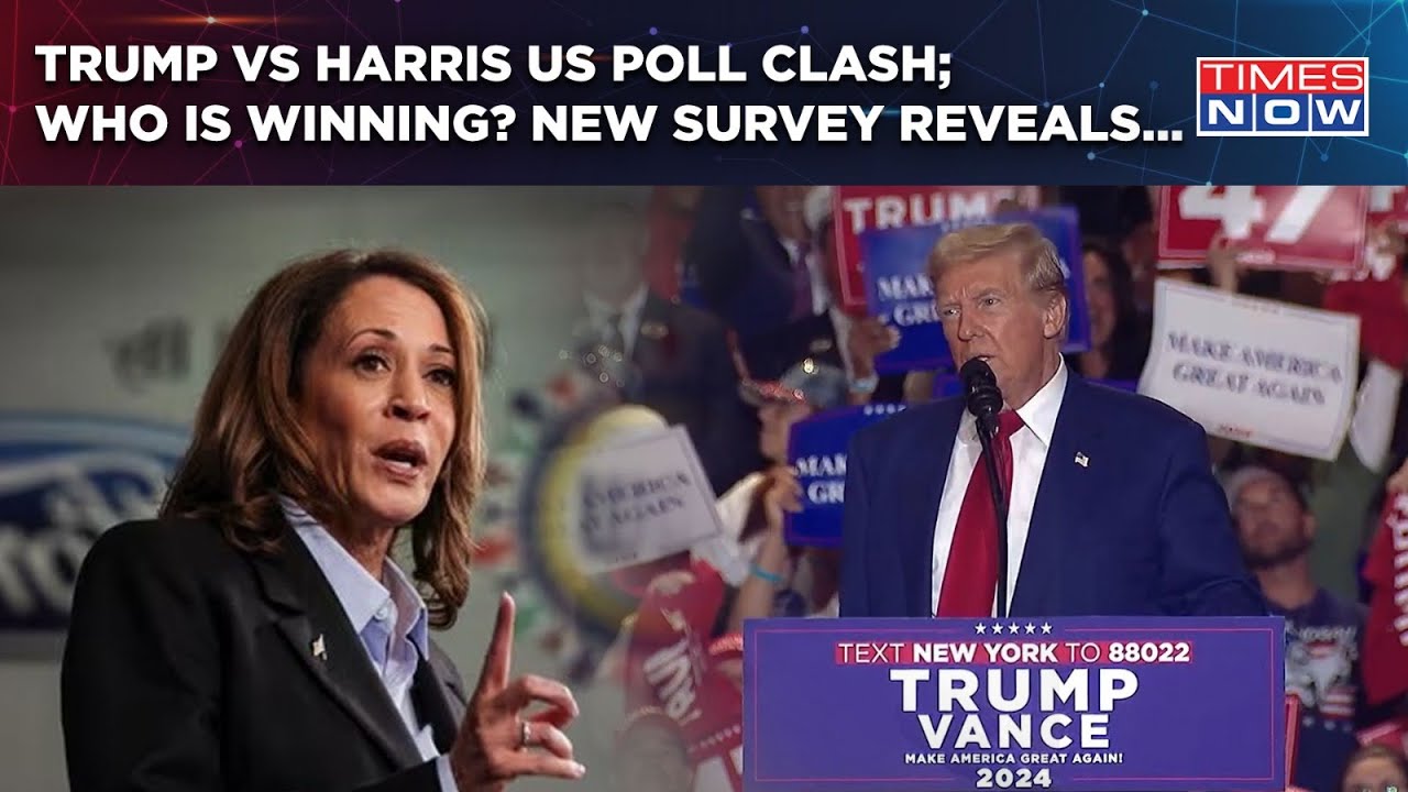 Trump Vs Harris: Who's Winning Swing States? New Pre-Poll Survey Out ...