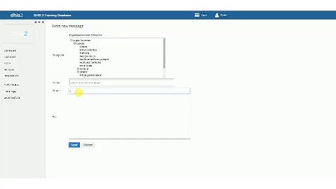 Assignment Walkthrough: 26. Internal Messaging in DHIS2