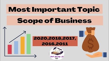 #Most Important ITB/EcoTopic Scope of Business For XI XII & Undergraduate Students Business Studies