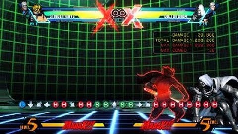 ULTIMATE MARVEL VS. CAPCOM 3_飛竜3XFコンボその2