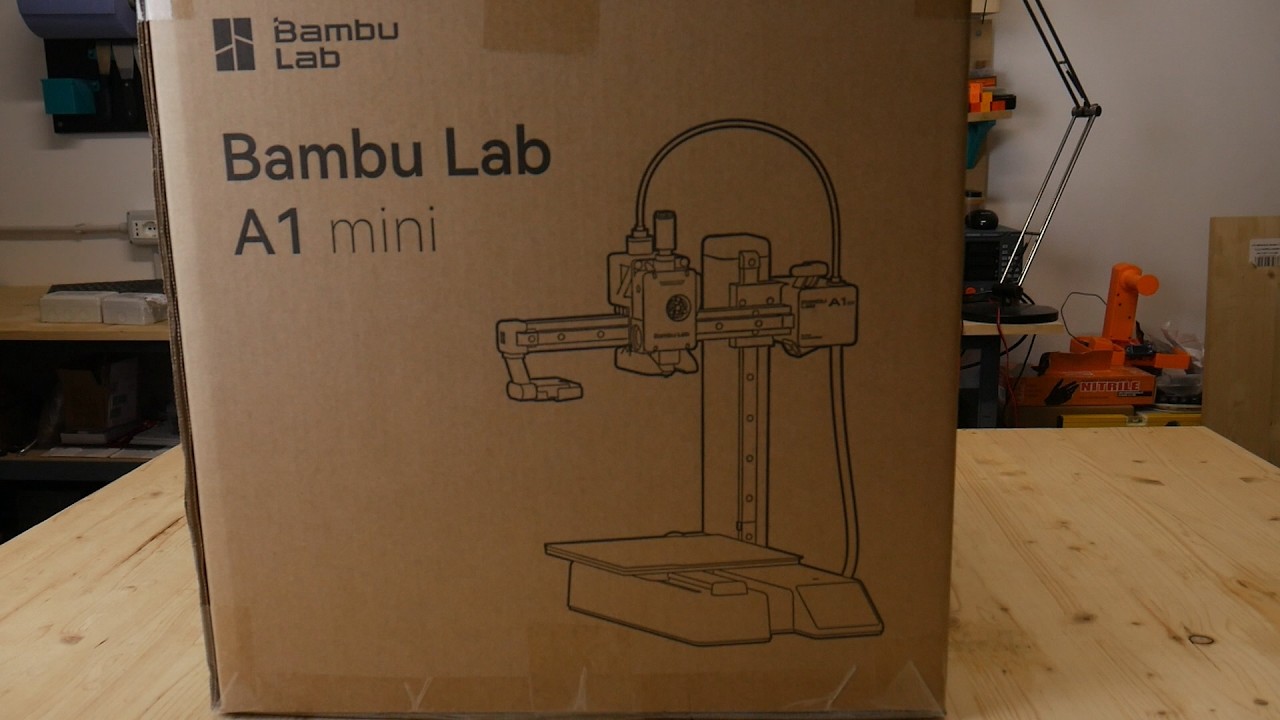 Bambu Lab A1 mini - unboxing and print in 60 seconds - YouTube