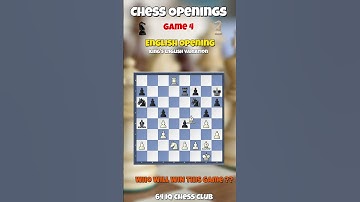 Chess Openings English Series 1 Shorts P5#chess #chessstrategy #chessgame #chessendgame #chesscom
